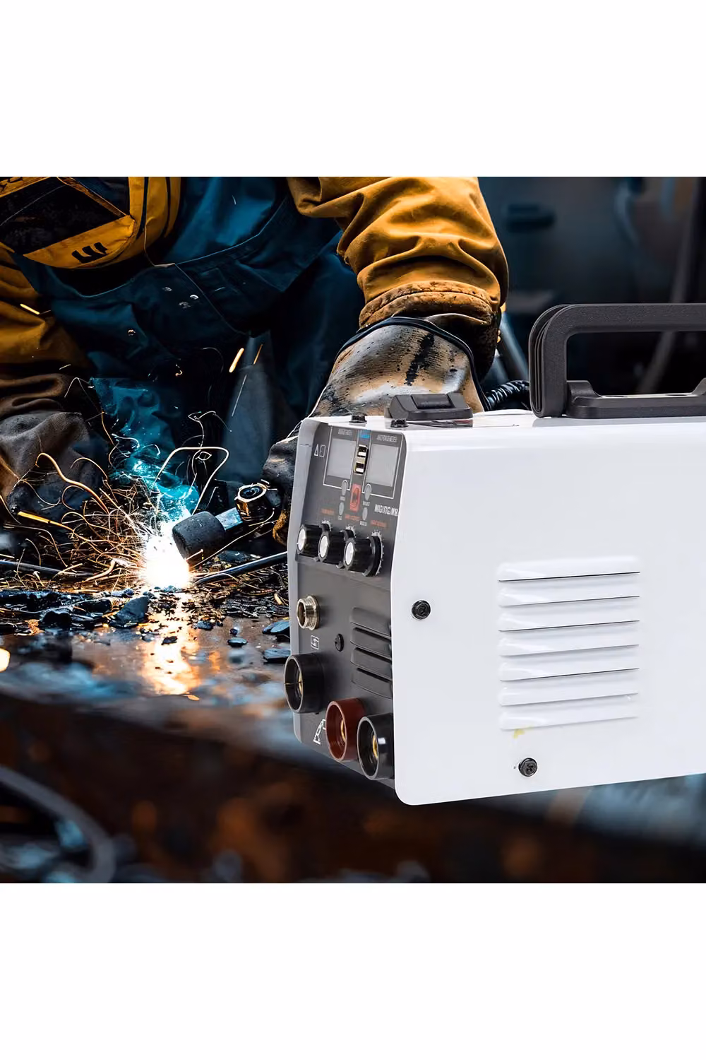 Living and Home Portable Manual MMA Metal Welding Machine in White – 2