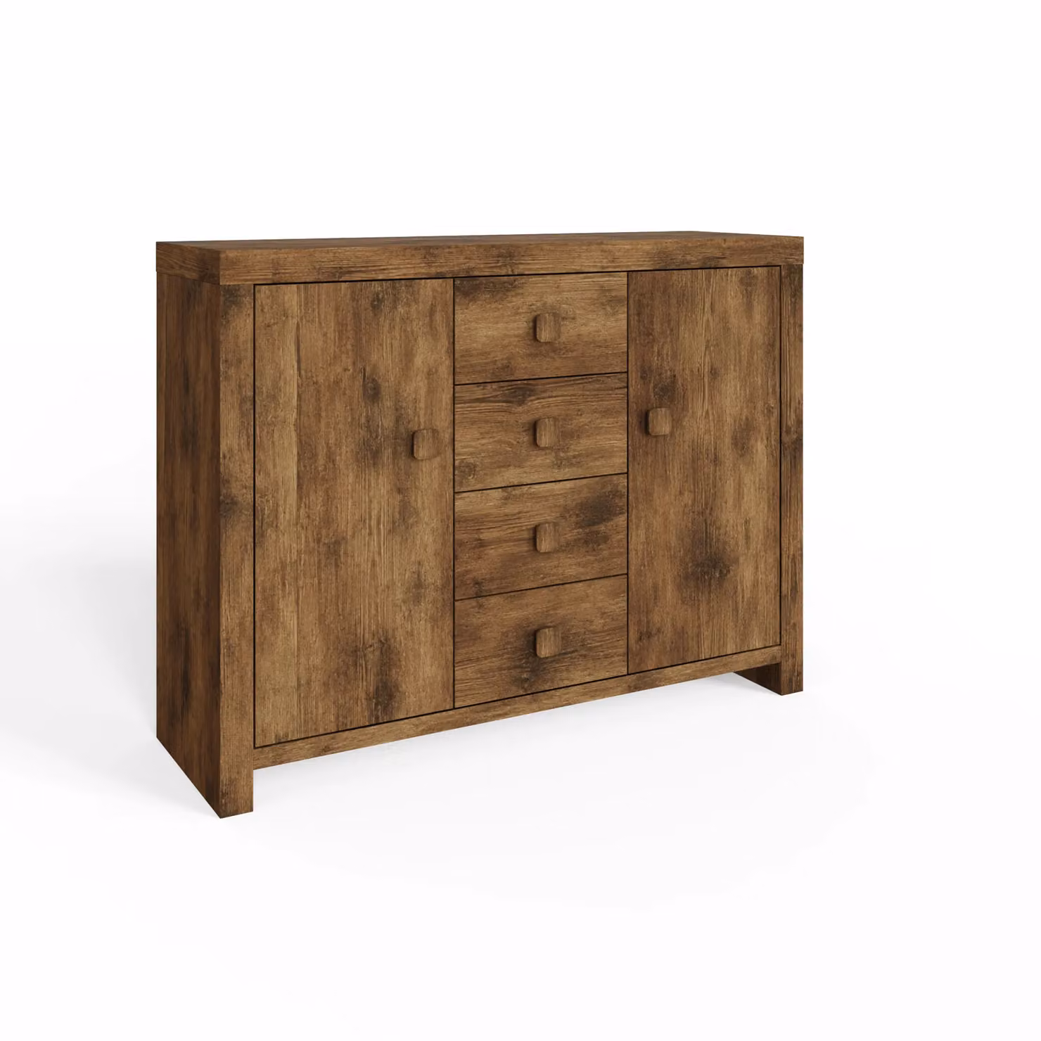 GFW Jakarta Large Brown Wood Effect Sideboard – 3
