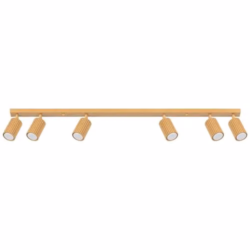 SOLLUX lighting KARBON Gold Ceiling Lamp with 6 GU10 LED Bulbs – 1