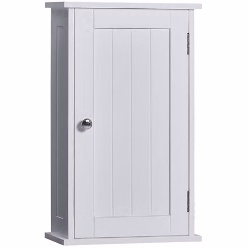 Bath Vida Priano White Wall Mounted Bathroom Cupboard with Hinged Doors and Internal Shelves – 2