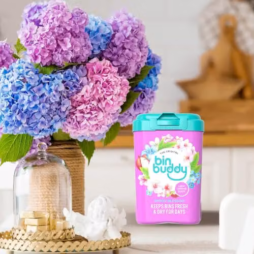 Bin Buddy Bin Freshener Deodoriser Powder Spring Blossom 450g – 5