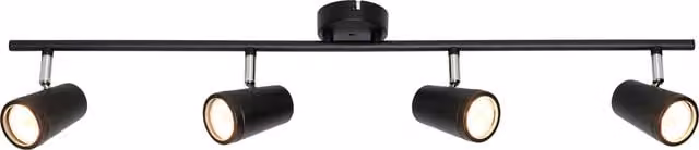 Litecraft Trisha Black Adjustable Bathroom Spotlight Bar
