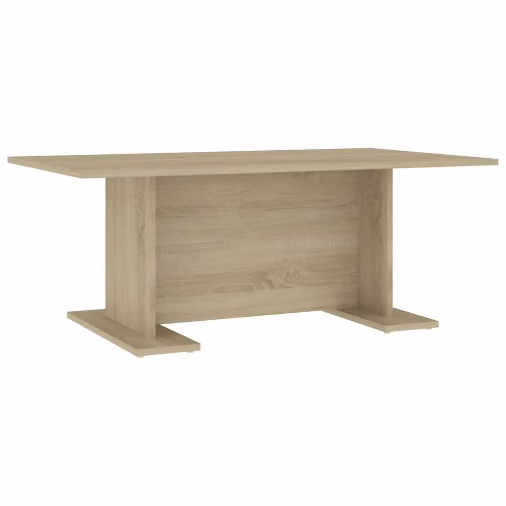 Berkfield Home Modern Rectangular Coffee Table in Sonoma Oak, Brown, W: 103.5 cm, D: 60 cm, H: 40 cm – 2