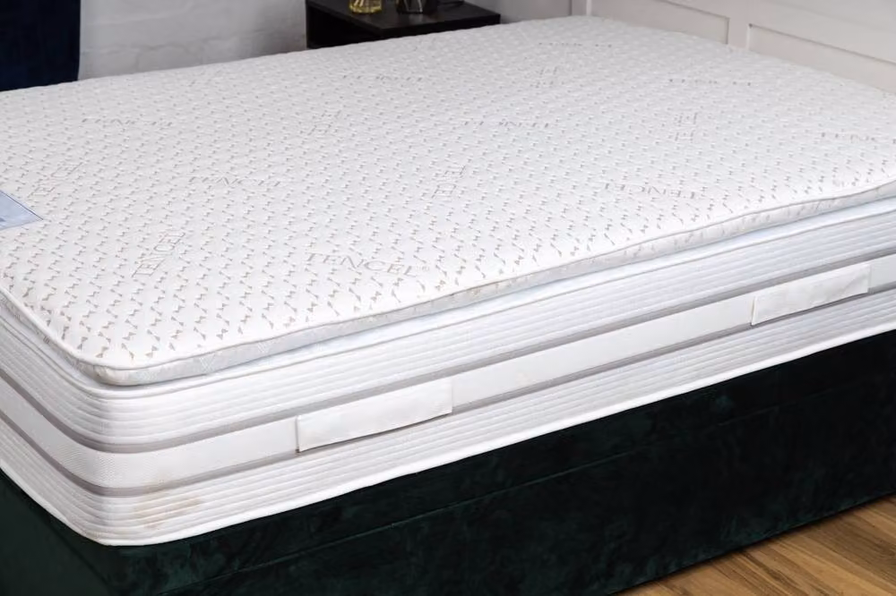 UK Bed Furniture Richmond Pillowtop 3000 Pocket Mattress in White, Super King, 200 x 200 cm – 2