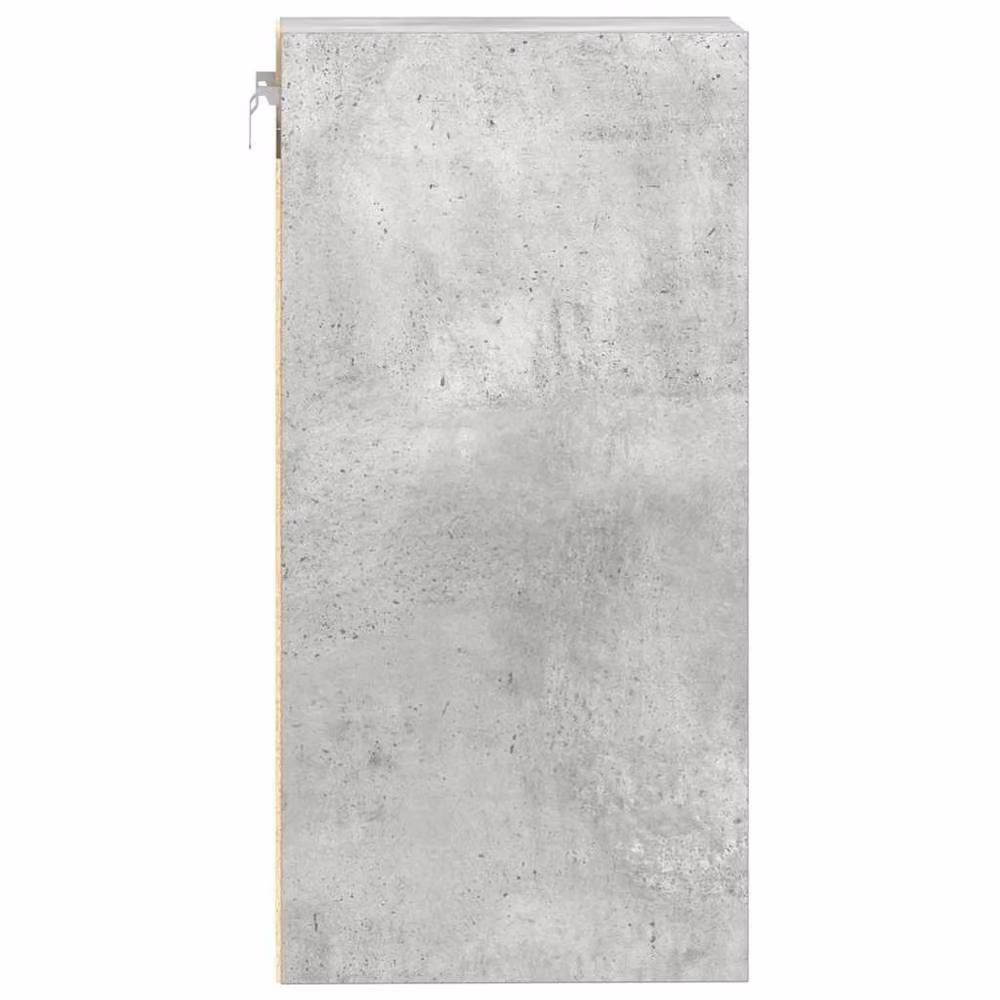 Berkfield Home Modern Wall Mounted Kitchen Cabinet in Grey, W/D/H: 40 x 29.5 x 60 cm – 4