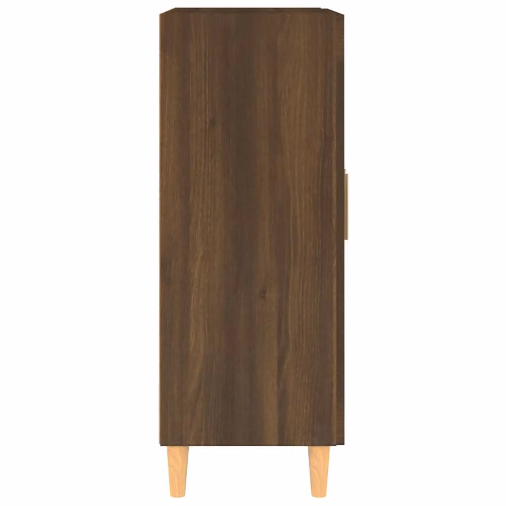 Berkfield Home Mid Century Sideboard in Brown Oak, W/D/H: 69.5 x 34 x 90 cm – 3