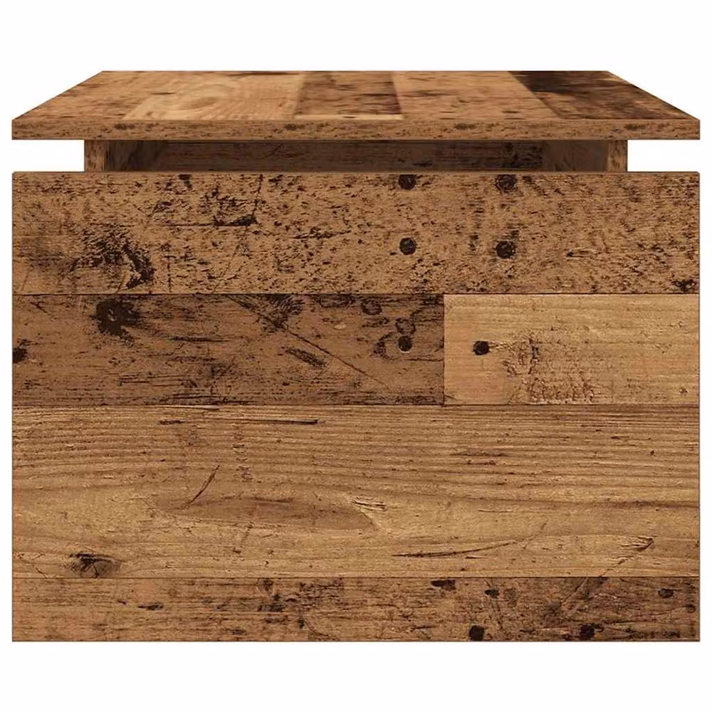 Berkfield Home Rustic Old Wood Coffee Table in Brown, W/D/H: 68 x 50 x 38 cm – 5