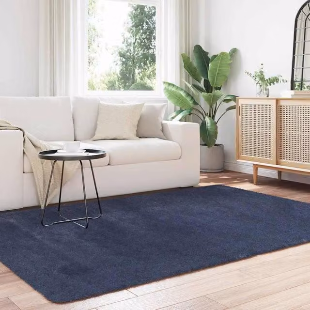 Berkfield Home NAVARRA Shaggy High Pile Rug, Blue, W: 160 cm, D: 230 cm