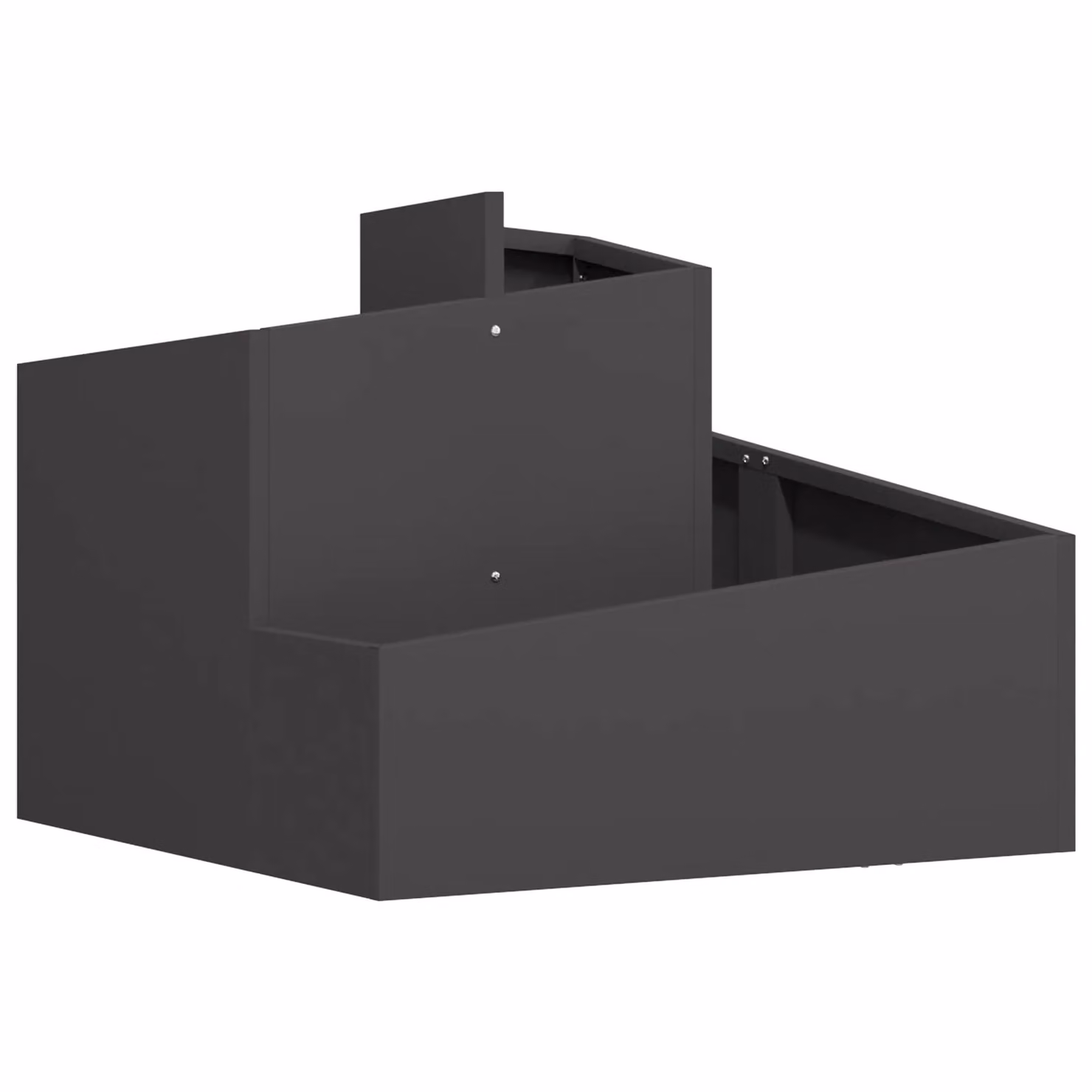 Berkfield Home Medium Plastic Planter Tub in Black – 2