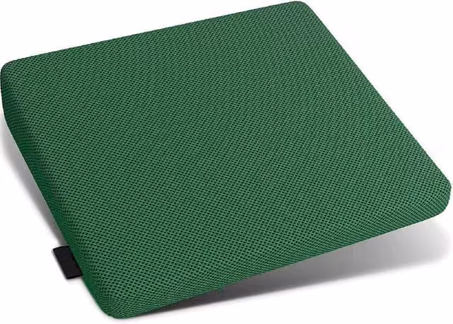 NESTLUNE Green Memory Foam Wedge Lumbar Seat and Back Support Cushion, W: 100 cm, L: 190 cm
