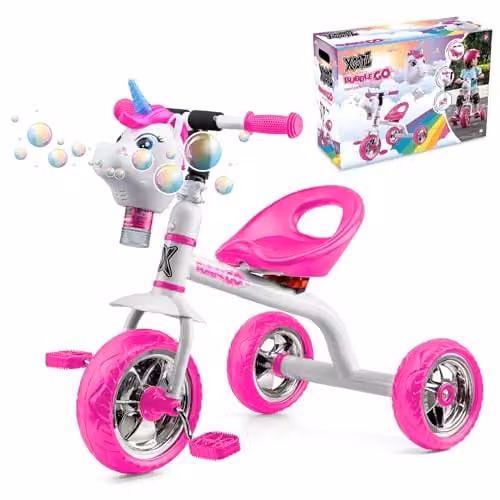 Xootz Bubble Go Unicorn Trike in White – 1