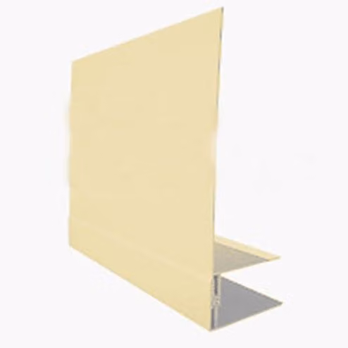 Freefoam PVC Weatherboard Cladding Reveal Liner Trim, Sand, 3m