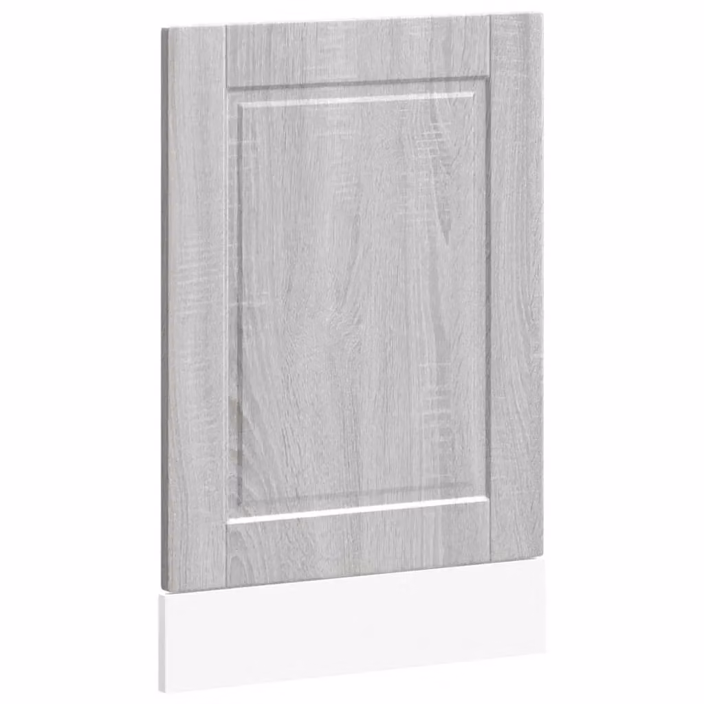 Berkfield Home Dishwasher Panel Porto Grey Sonoma, W: 45 cm, H: 67 cm, Engineered Wood – 2