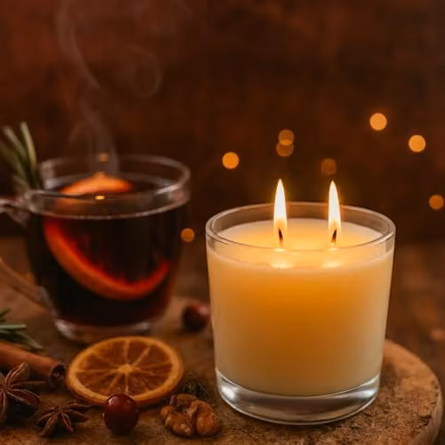 Nicola Spring Mulled Wine Scented Soy Wax Candles, Pack of 3, 400g – 2