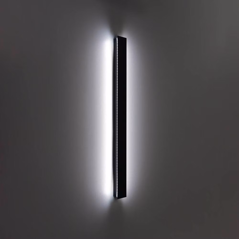 Netlighting Mutti Outdoor Flush Wall Lamp in Black with 9x LED Warm White 3000K IP54 Rating – 2