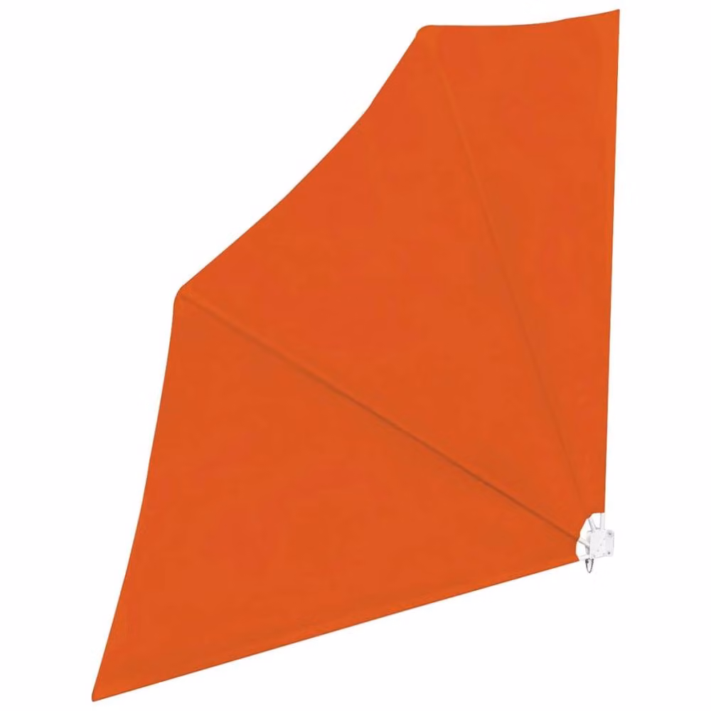 Berkfield Home Collapsible Balcony Side Awning in Orange, W/D/H: 140 x 140 x 140 cm – 2