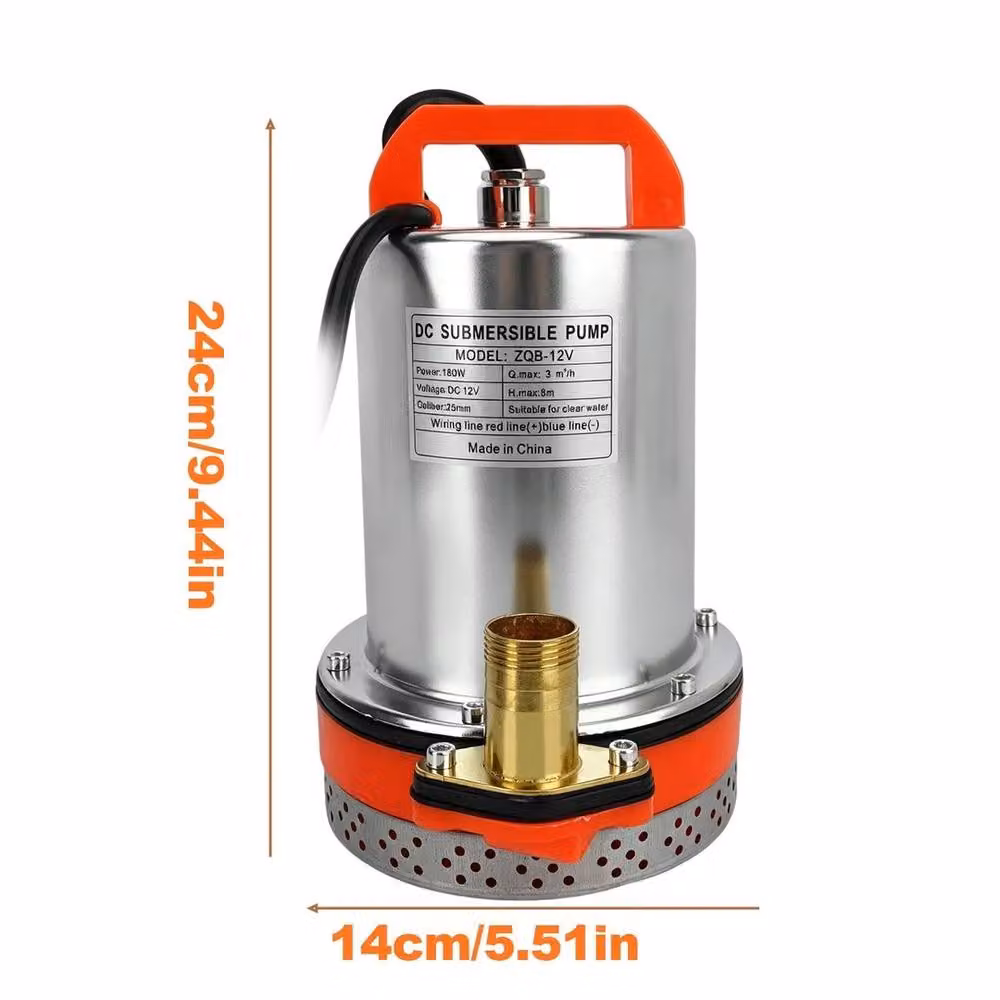 NESTLUNE 180W Submersible Sewage and Dirty Water Drain Pump in Silver – 2