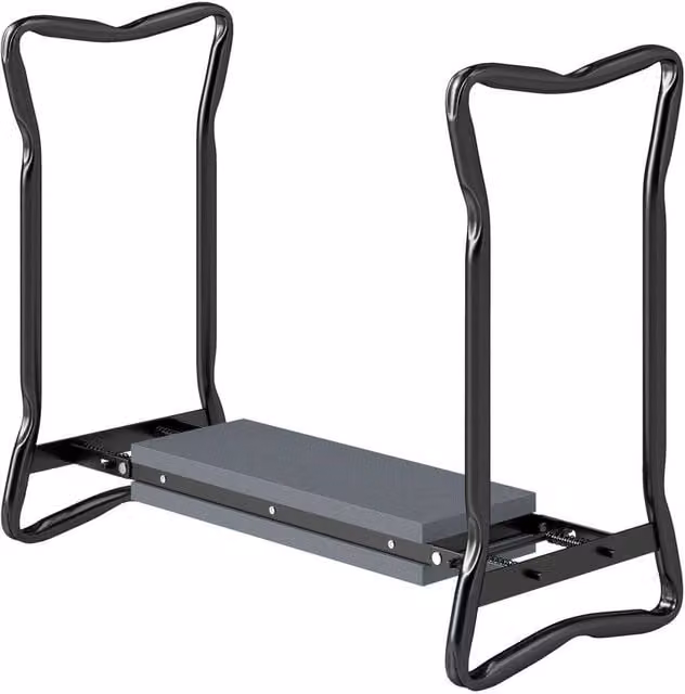 SPETLEK 2-in-1 Folding Garden Kneeler and Foam Chair in Black – 1