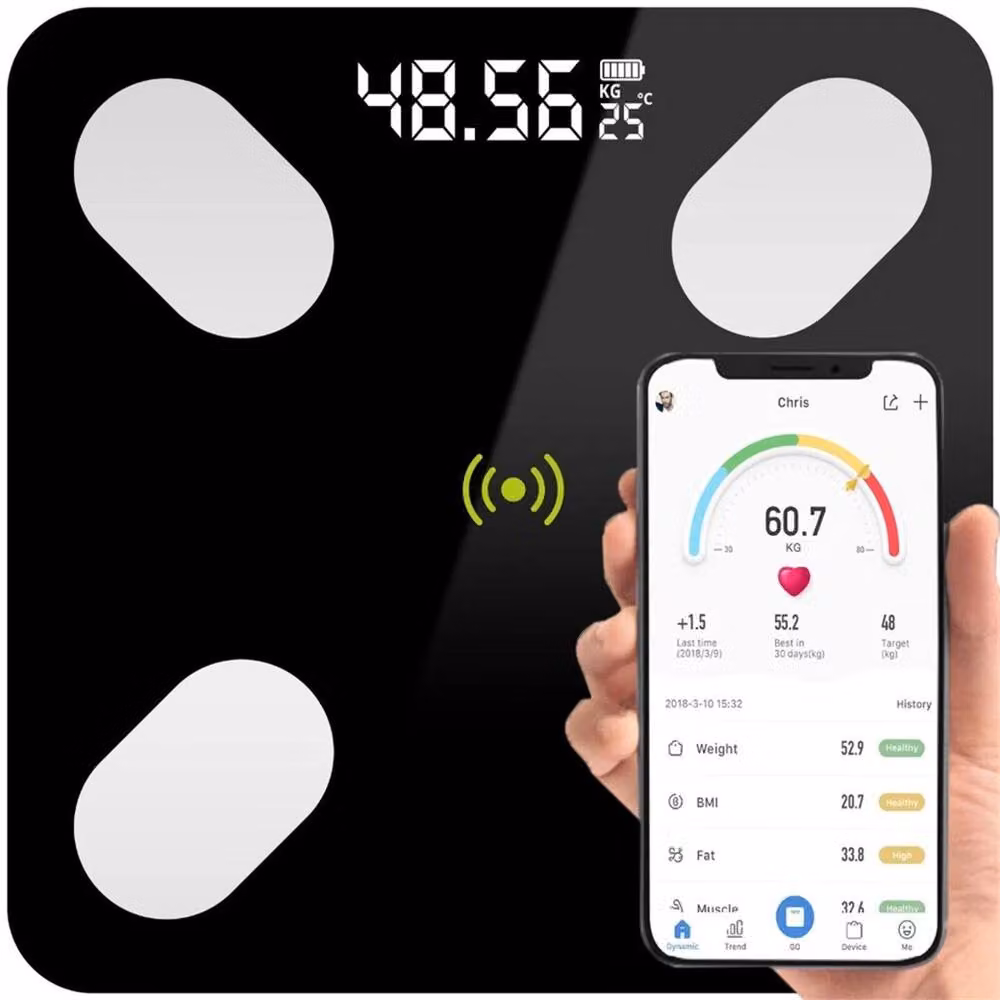 Kelvenix Smart Body Weight Scales in Black – 2