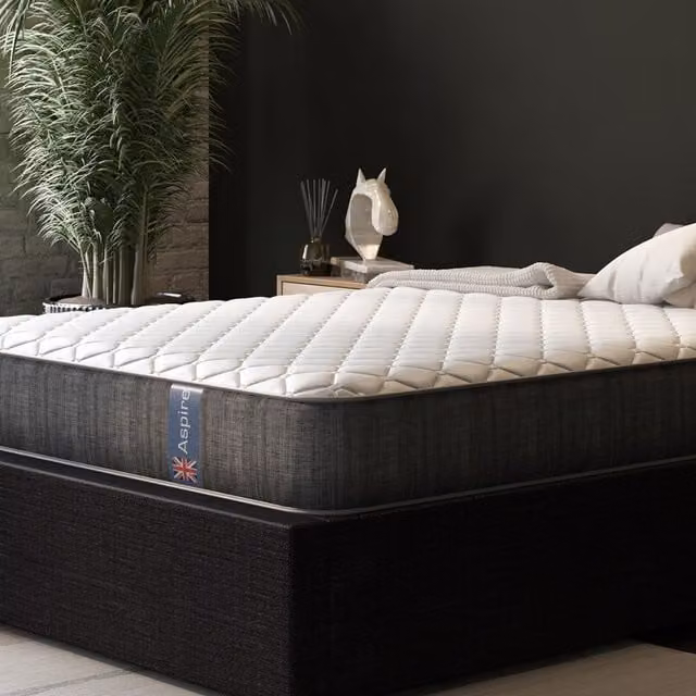Aspire Advanced Recovery Pocket Memory Hybrid Mattress, White, W/D/H: 200 x 180 cm