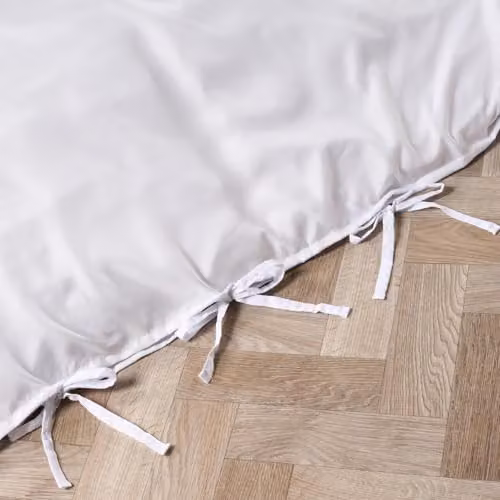 OHS White Microfibre Double Duvet Cover Set with Matching Pillowcases – 2