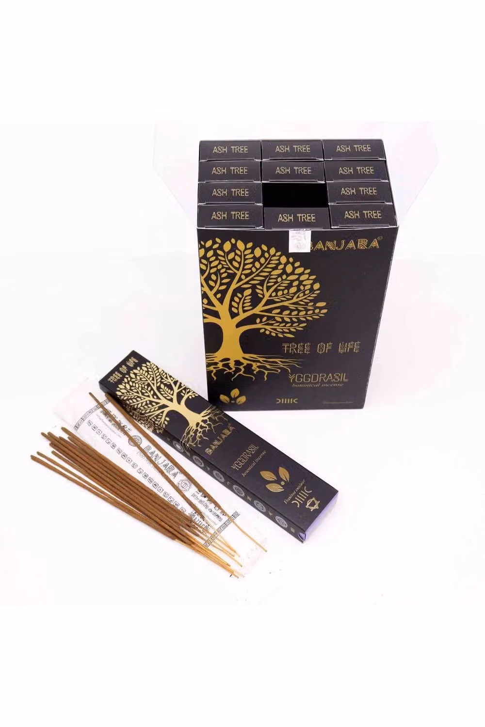 KDMD Banjara Yggdrasil Tree Incense Sticks, Woody and Floral Fragrance, 12g, Brown and Black – 2