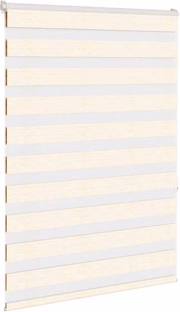 Berkfield Home Elegant Zebra Blind in Marble Beige, W: 95 cm x H: 150 cm