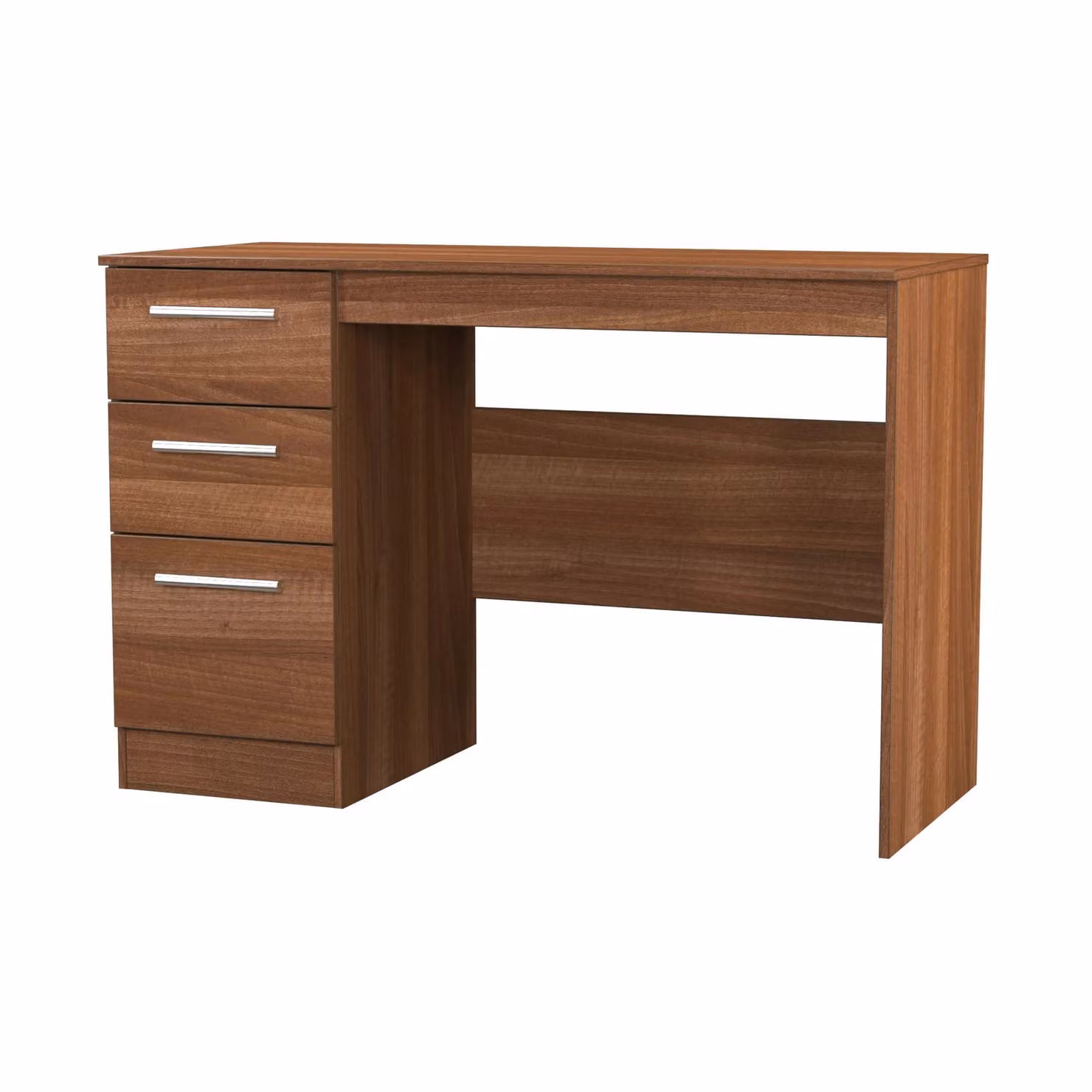 2 U Trent Ready Assembled 3 Drawer Desk in Walnut – 2