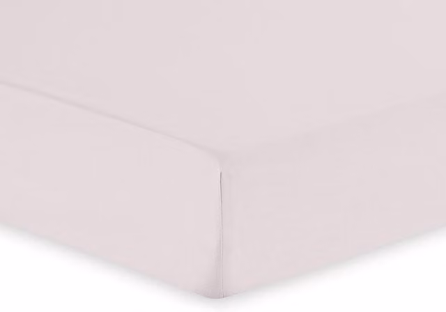 My Home Polycotton Fitted Sheet in Pink, 140 x 200 cm