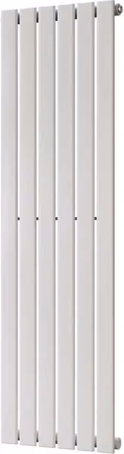 UK Radiators Typhoon White Vertical Designer Radiator, W: 40.8 cm, H: 140 cm