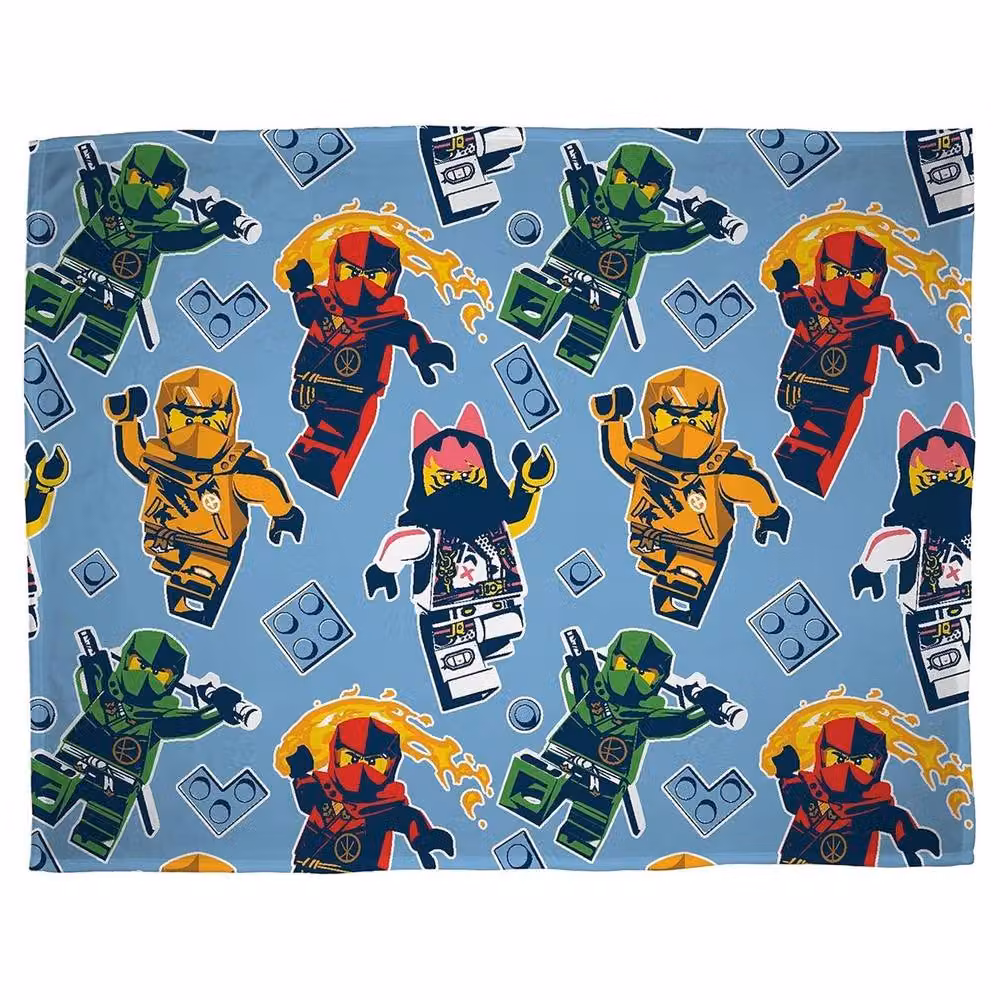 LEGO Ninjago Multicolour Fleece Baby Blanket – 2