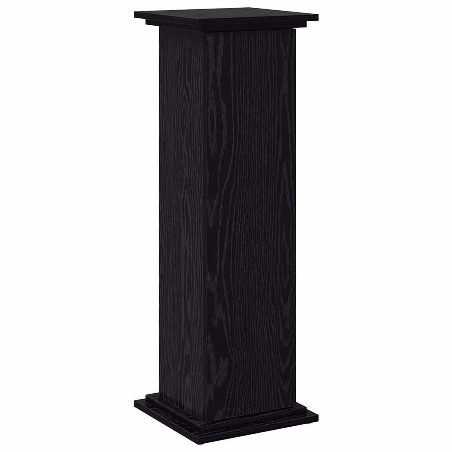 Berkfield Home Display Stand with Storage in Black Oak, W/D/H: 31 x 30 x 90 cm – 2