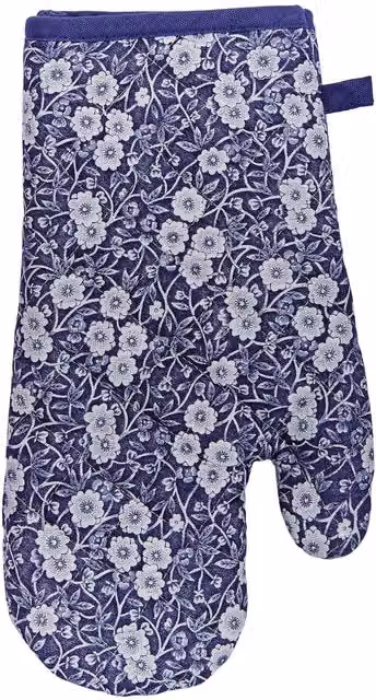 Burleigh x Bedeck of Belfast Calico Single Oven Glove, Blue