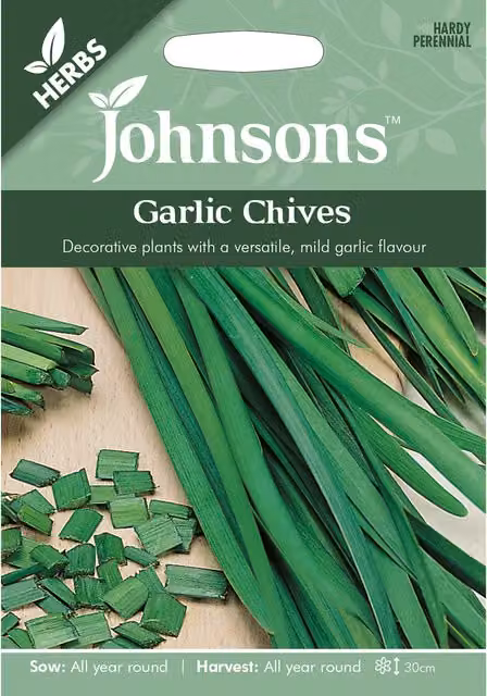 Johnsons Garlic Chives Herb Seeds