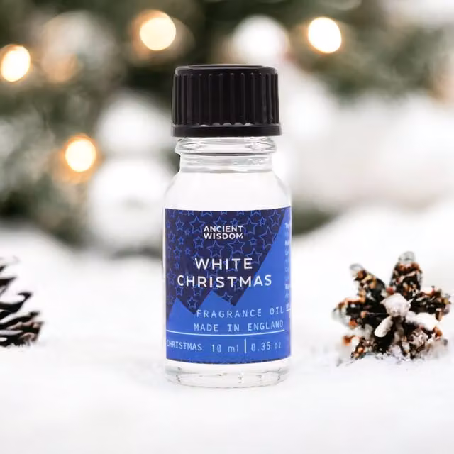 KDMD Blue and White Christmas Scented Fragrance Oil 10ml