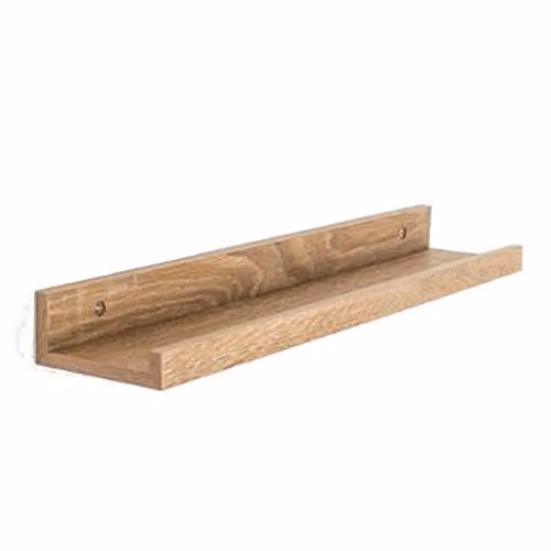Core Products Dura Display Shelf, Oak Effect Brown, Wall Mounted