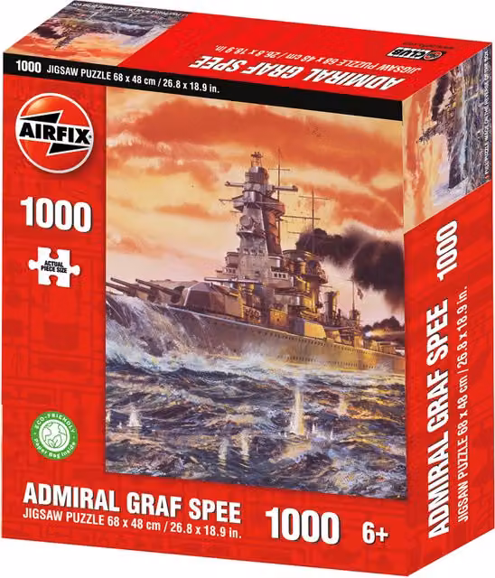 Airfix Admiral Graf Spee 1000 Piece Multicolour Jigsaw Puzzle