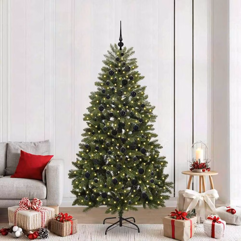 Berkfield Home Elegant Green Artificial Christmas Tree with Stand, Height: 210 cm – 2