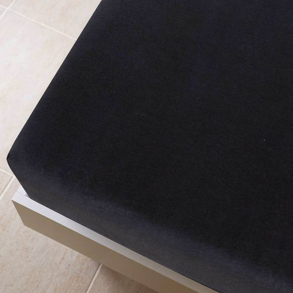 Berkfield Home Black Jersey Cotton Fitted Sheets, 2 Pack, W/D/H: 180 x 200 cm – 4