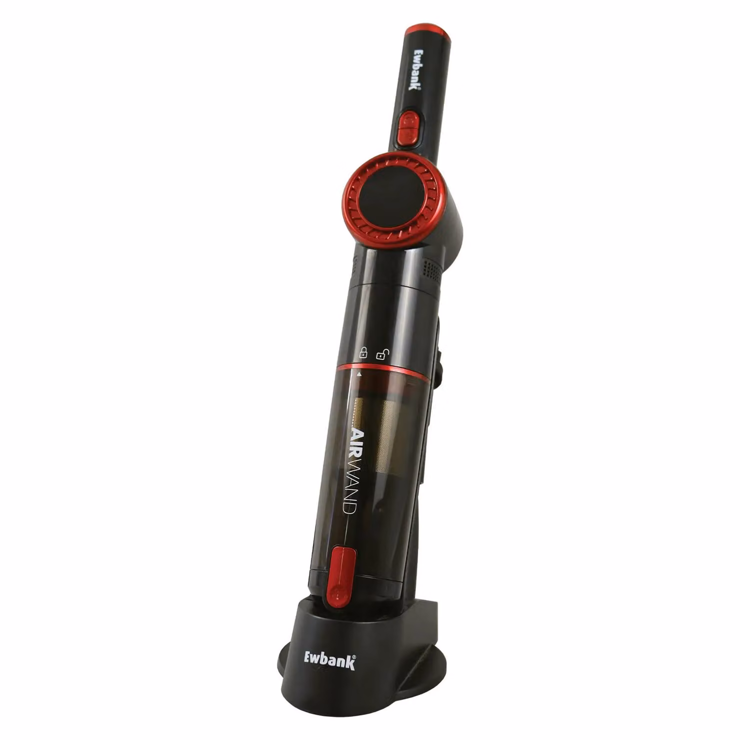 Ewbank AIRWAND Cordless Handheld Wand Vacuum Cleaner in Black with HEPA Washable Filter – 2