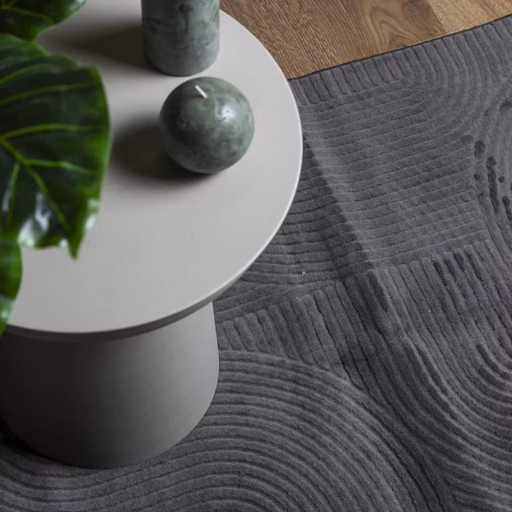 Berkfield Home IZA Short Pile Scandinavian Style Abstract Rug in Anthracite Grey, W: 160 cm, L: 230 cm – 4