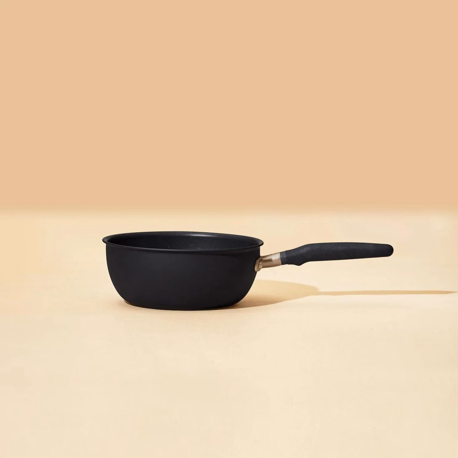 Meyer Accent Ultra Durable Non Stick Saucier Pan, Induction Suitable, Black, Diameter: 22 cm – 2