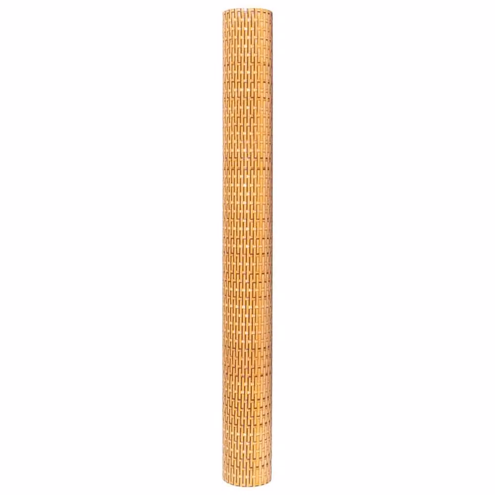Berkfield Home Poly Rattan Balcony Cover, Light Brown, W: 300 cm, H: 90 cm – 3