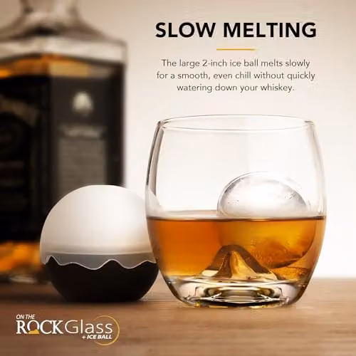 Final Touch On the Rocks Glass and Ice Ball Mould Set in Transparent – 5