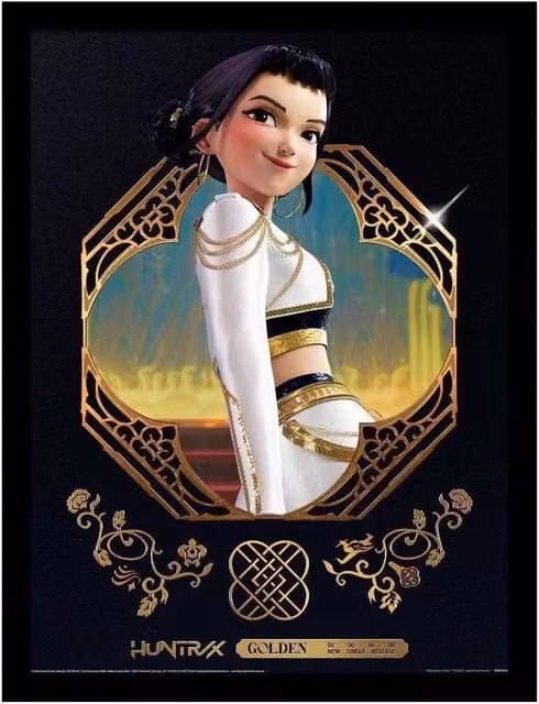Netflix Zoey Portrait Framed Paper Poster in Black and Multicolour – 1