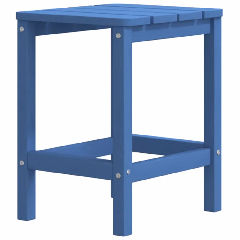 Berkfield Home Garden Adirondack Table in Aqua Blue, W/D/H: 38 x 38 x 46 cm – 2