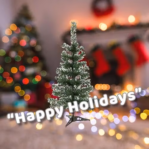 VFM e-Store Green Tabletop Christmas Tree Decoration W: 47 cm, H: 60 cm – 4