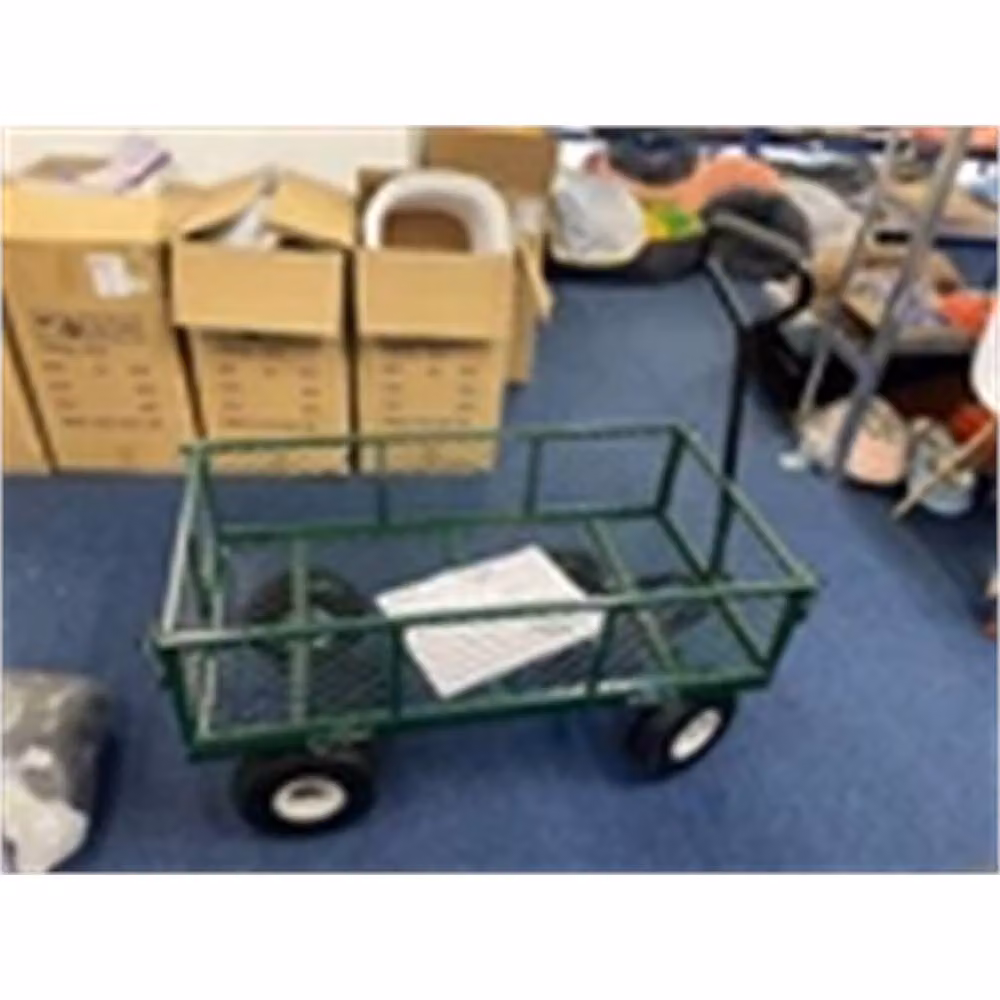 Nordara Garden Heavy Duty Steel Trolley Cart in Green – 2