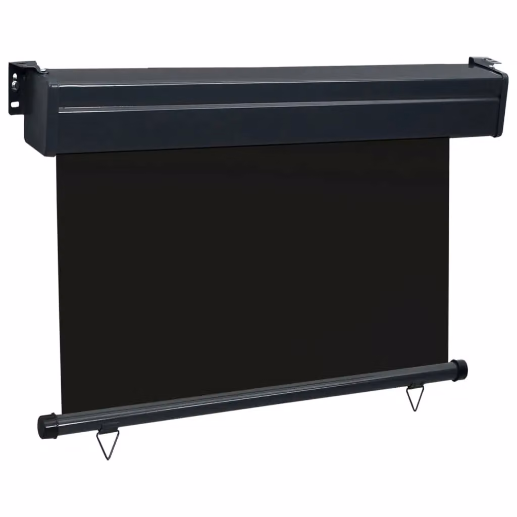 Berkfield Home Balcony Side Awning in Black, W/H: 105 x 250 cm – 3