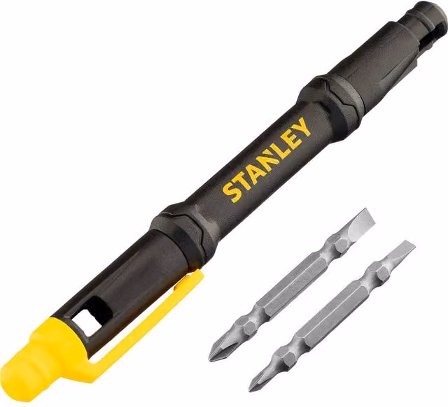Stanley 4 in 1 Screwdriver in Black